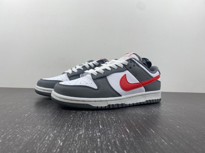 nike dunk low next nature smoke grey light crimson fb8038-001