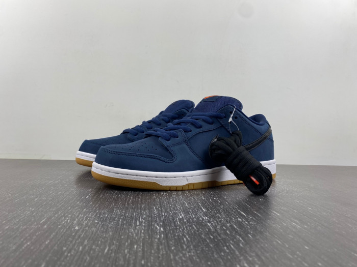 nike sb dunk low navy black gum cw7463-401