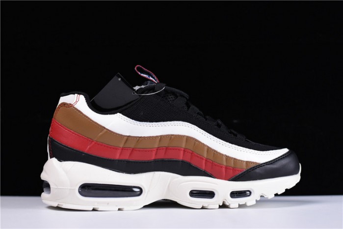 nike air max 95 “pull tab” pack black/ sail-ale brown-gym red aj4077-002