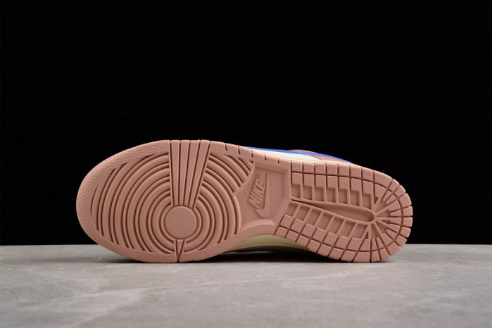 wmns nike dunk low “pink oxford” dd1503-601