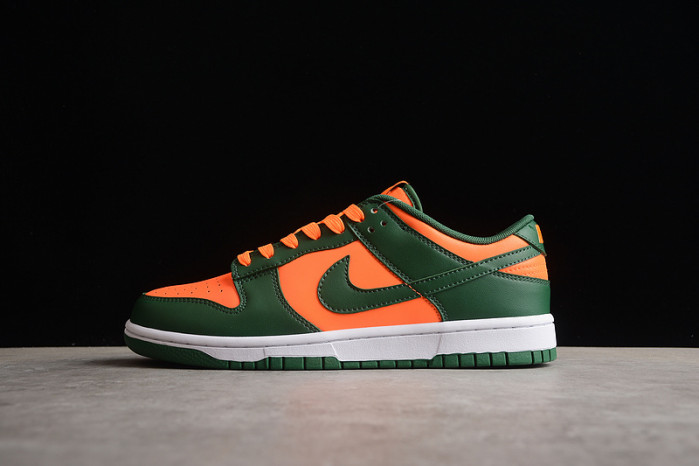 nike dunk low retro miami hurricanes dd1391-300