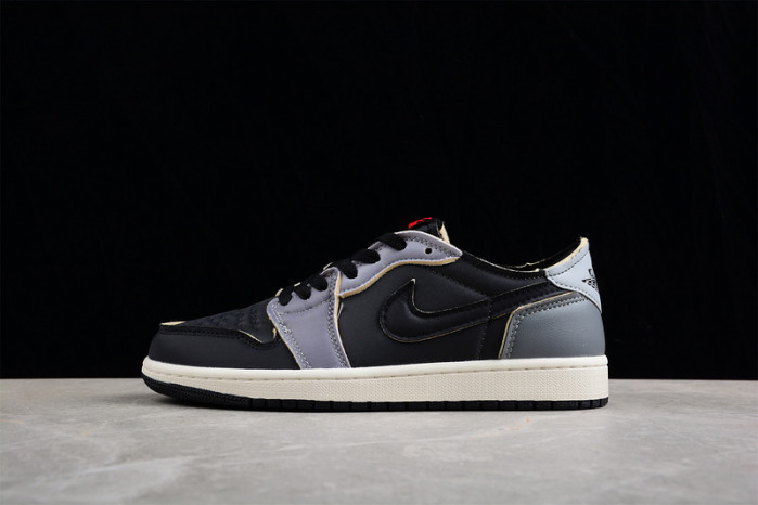 air jordan 1 retro low og ex ''dark smoke grey'' dv0982-006