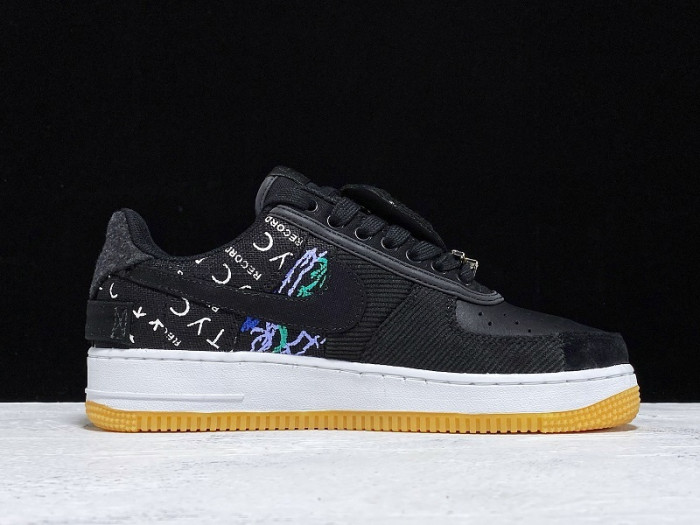travis scott x nike air force 1 astroworld black cn2405 901