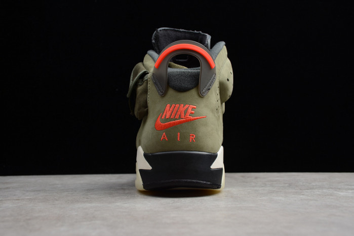 travis scott air jordan 6 medium olive cactus jack cn1084-200