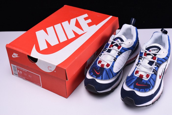 nike air max 98 “gundam” white/university red 640744-100