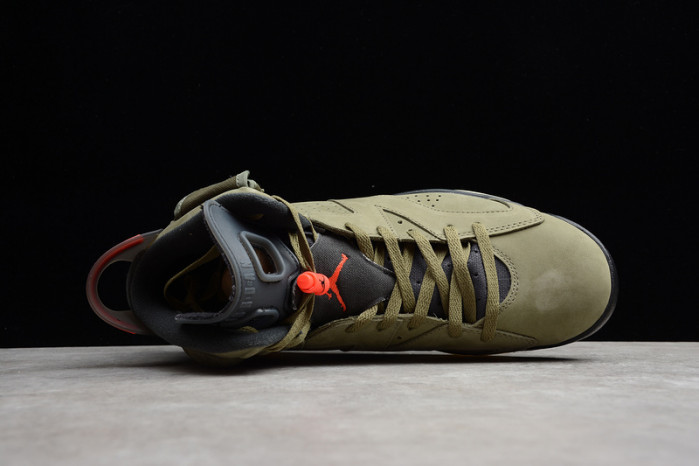 travis scott air jordan 6 medium olive cactus jack cn1084-200