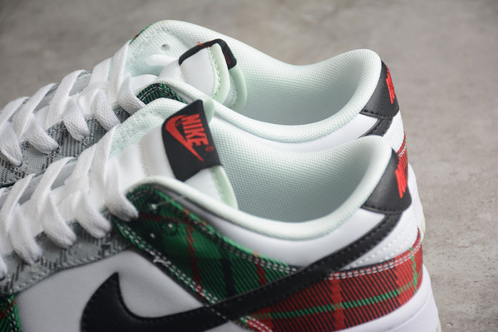 nike dunk low “plaid” dv0827-100