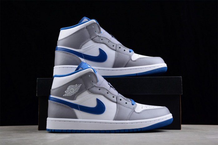 jordan 1 mid true blue cement (gs) dq8423-014