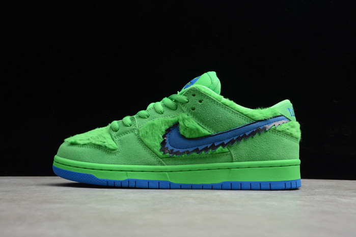 grateful dead x nike sb dunk low“ green bear” cj5378-300