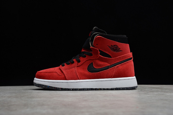 air jordan 1 high zoom air cmft red suede ct0978-600