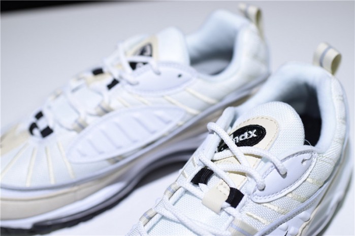 nike air max 98 “fossil” white/black-fossil-reflect silver ah6799-102