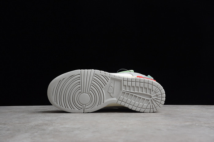 ow x nike dunk low “07 of 50” dm1602-108