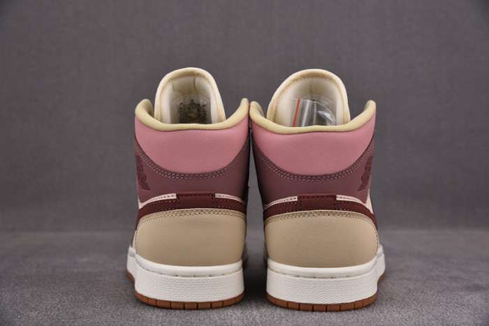 air jordan 1 mid se dark pony smoky mauve do7440-821