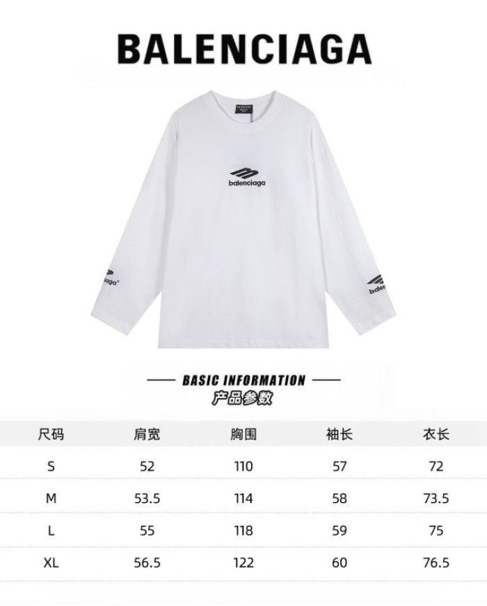 Balenciag* LONG SLEEVES Bh045