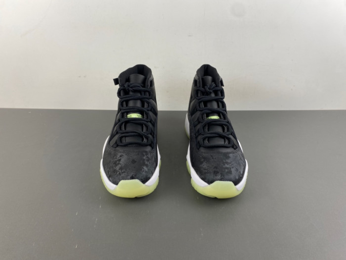 AIR Jordan 11 Retro Black Barely Volt IB1378-001