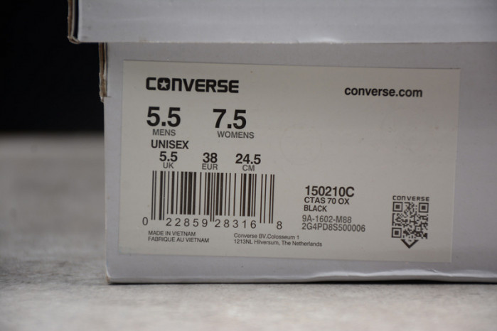 CONVERSE CDG X CONVERSE CHUCK TAYLOR 70S OG00108