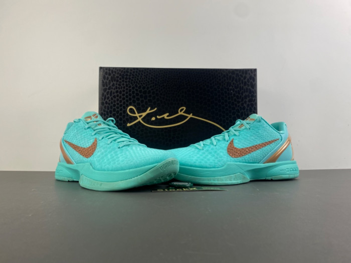 Nike Kobe 6 Protro Jalen Brunson Statue of Liberty IQ5774-300